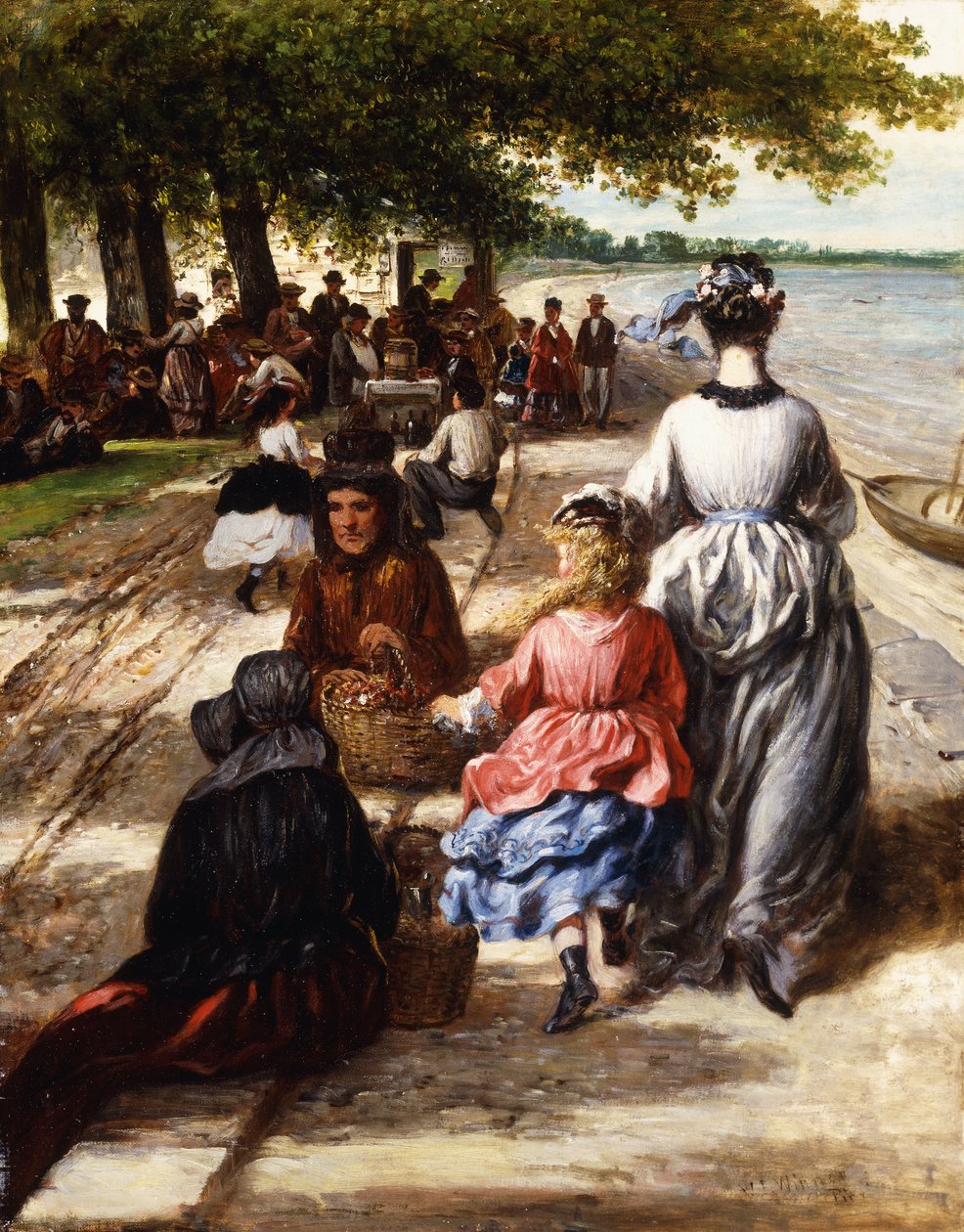 Blisko plaży, Gloucester, 1877 autorstwa William E. Winner