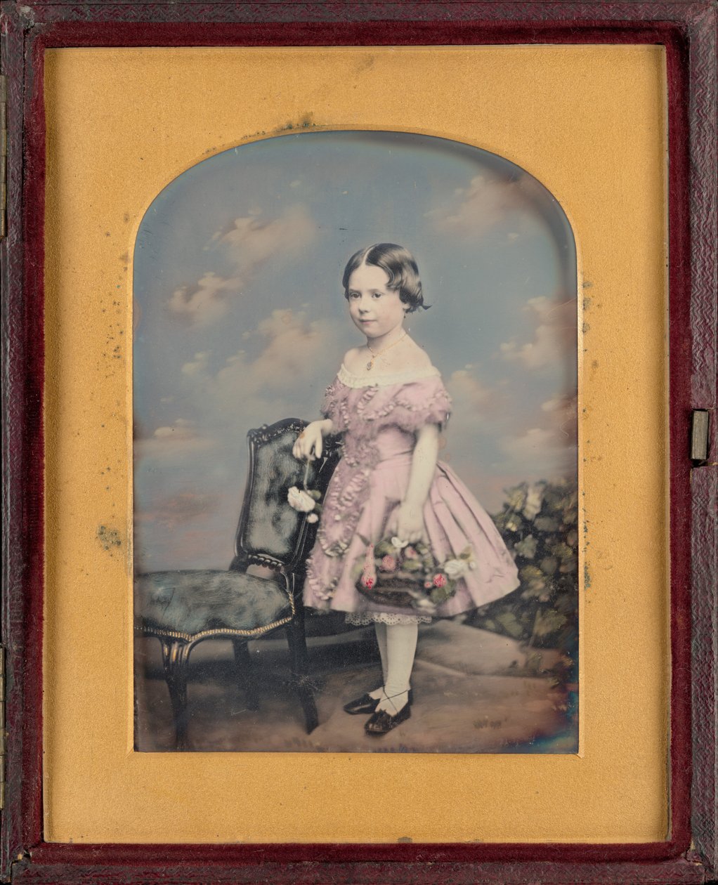 Portret dziewczynki, ok. 1852 (zdjęcie) autorstwa William Edward Kilburn