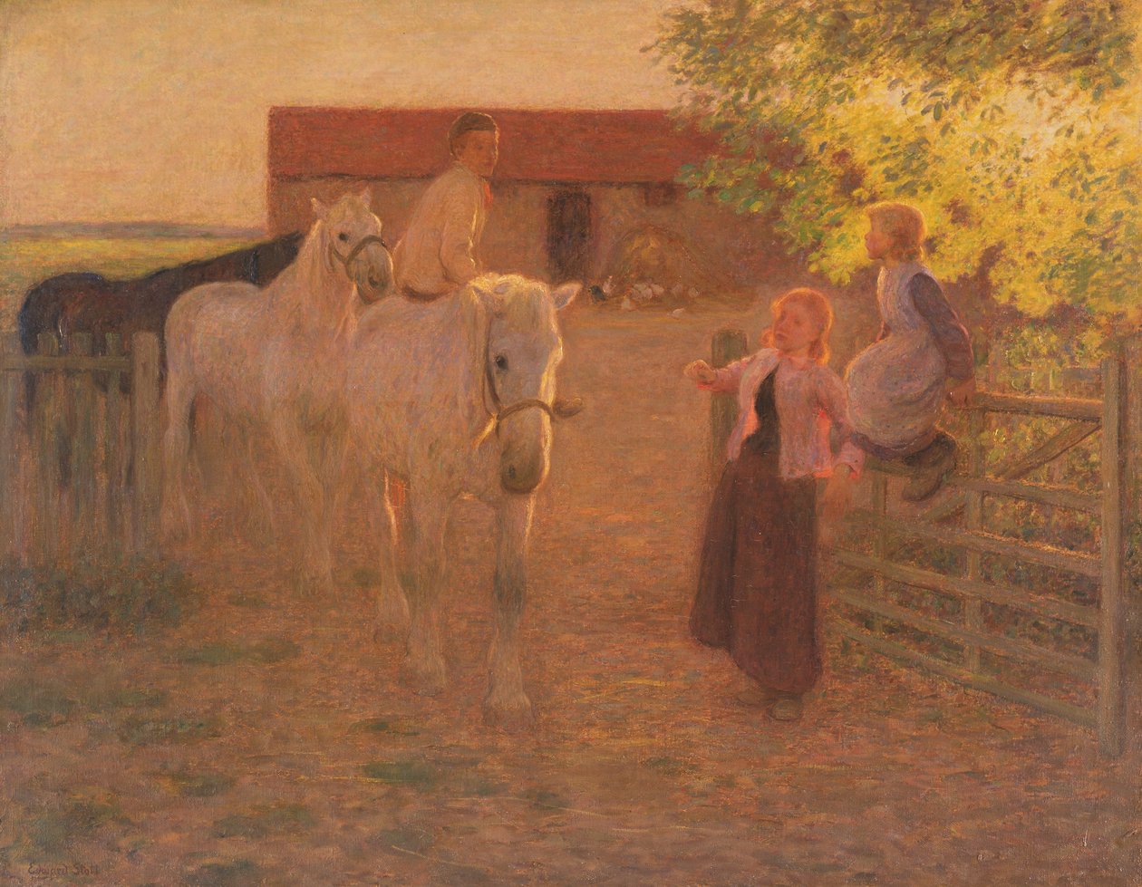 Stara Brama, ok. 1896 (olej na płótnie) autorstwa William Edward Stott