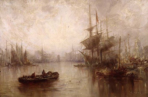 Wschód słońca (para 88435) autorstwa William Edward Webb