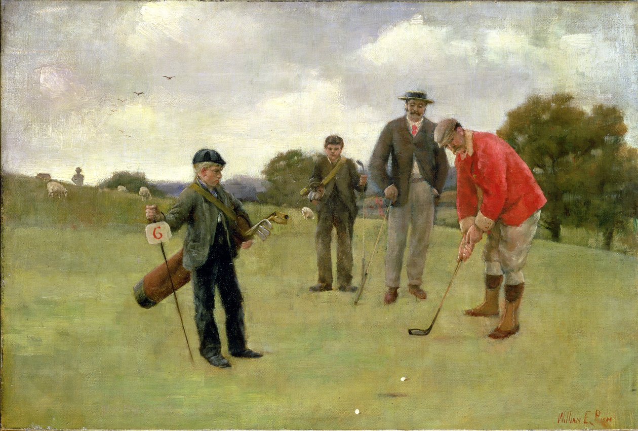 Zakładanie szóstego zielonego autorstwa William Edwin Pimm