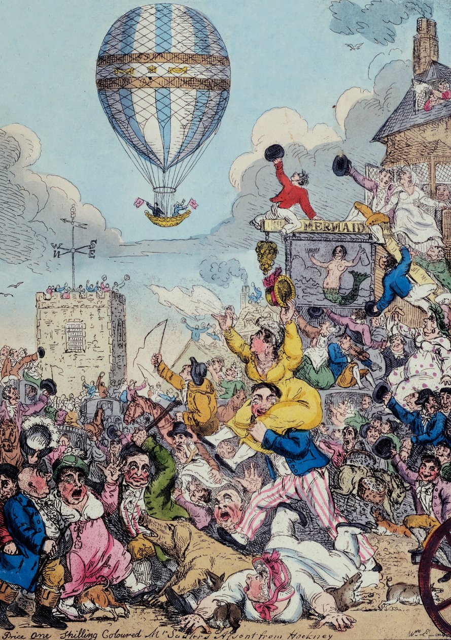 Wejście pana Sadlera z Hackney, 1811 autorstwa William Elmes