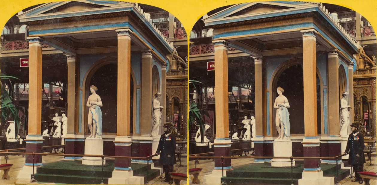 86 Stereograficzne widoki z Międzynarodowej Wystawy 1862, 1862. autorstwa William England