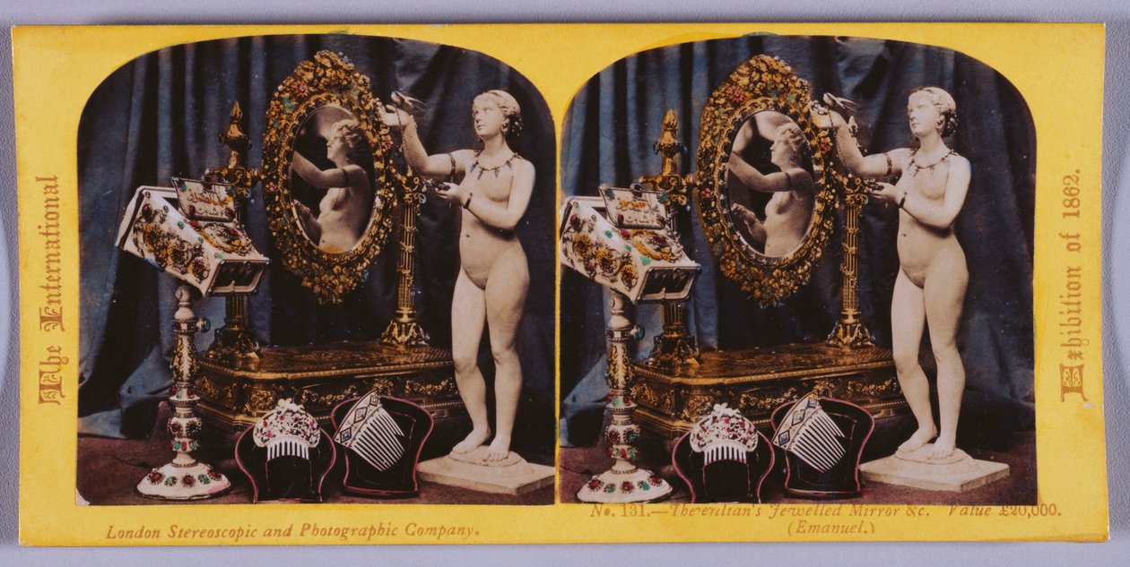 Lustro wysadzane klejnotami sułtana, 1862 r autorstwa William England