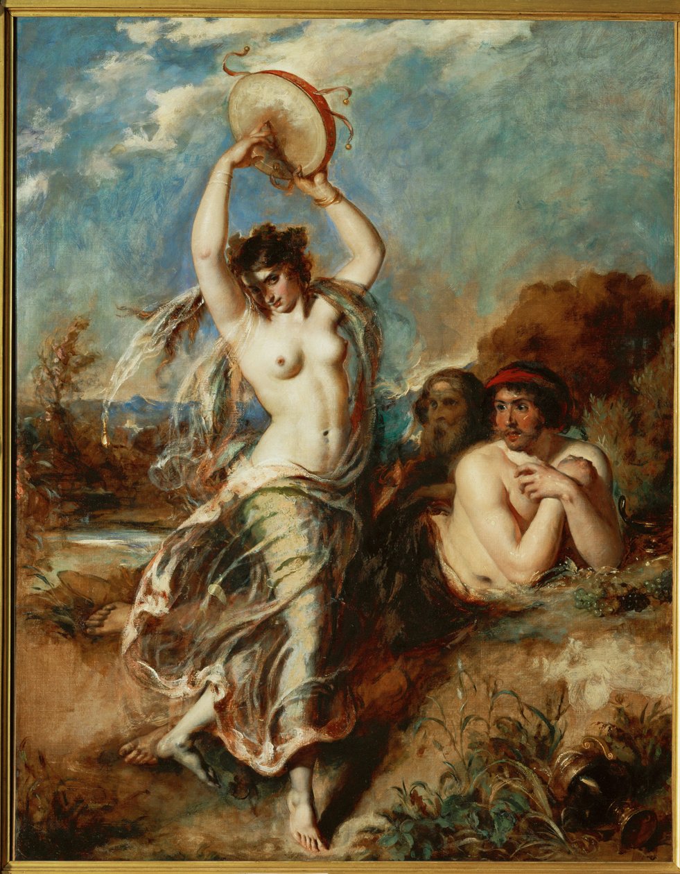 Bachantka z tamburynem ... autorstwa William Etty