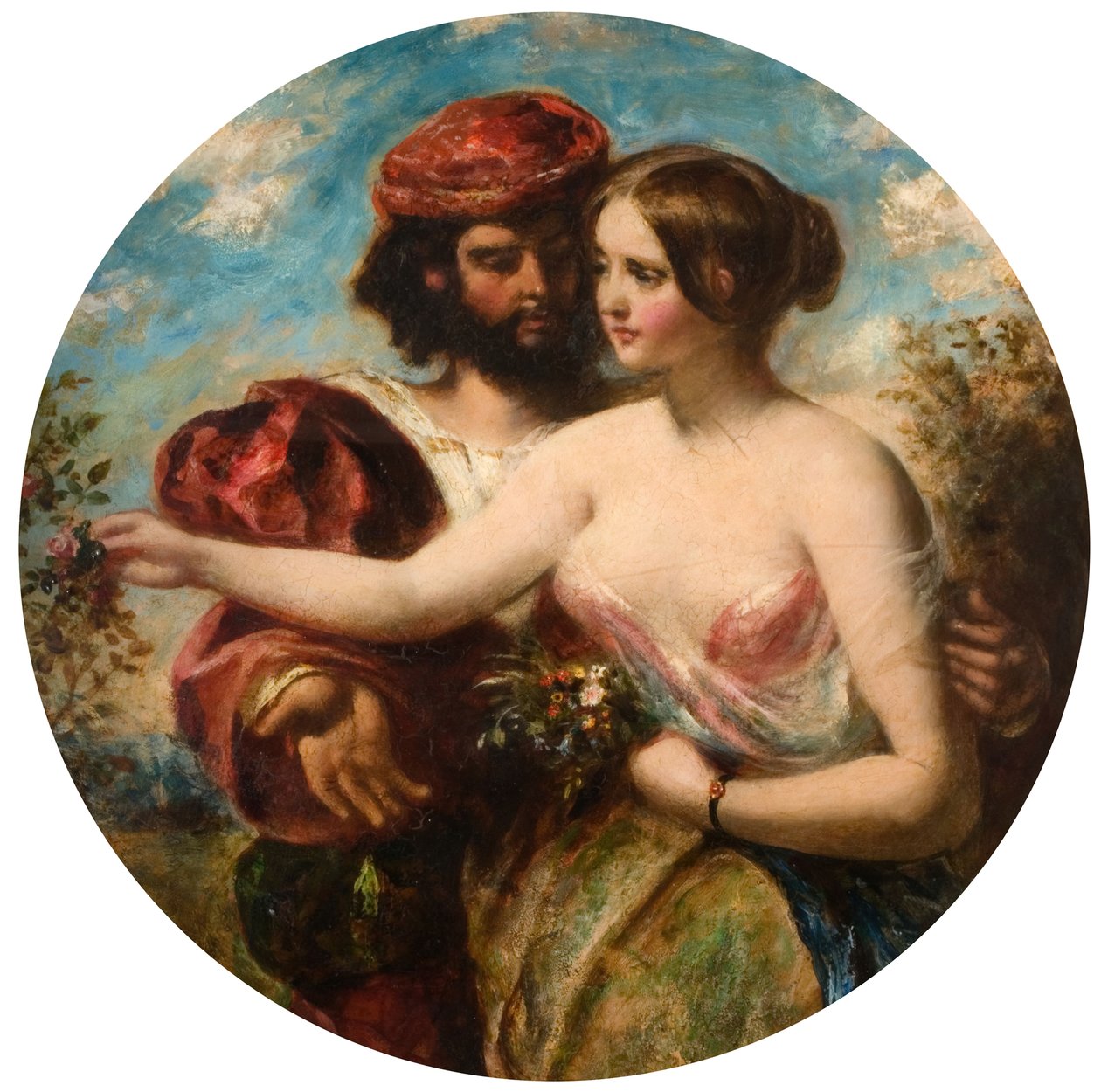 Zbierz różę miłości póki jeszcze czas, 1848. autorstwa William Etty