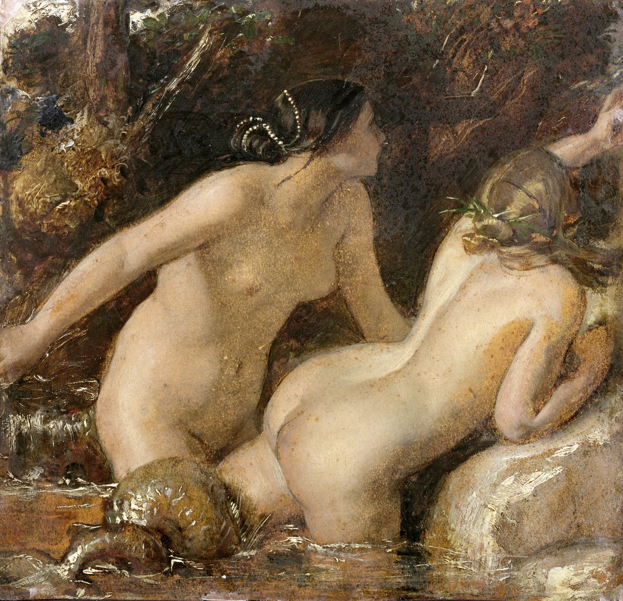 Ninfas com Monstro Marinho (óleo sobre papel) polonês autorstwa William Etty