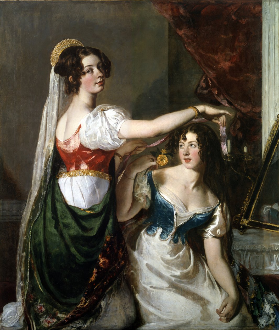 Przygotowania do balu przebierańców autorstwa William Etty