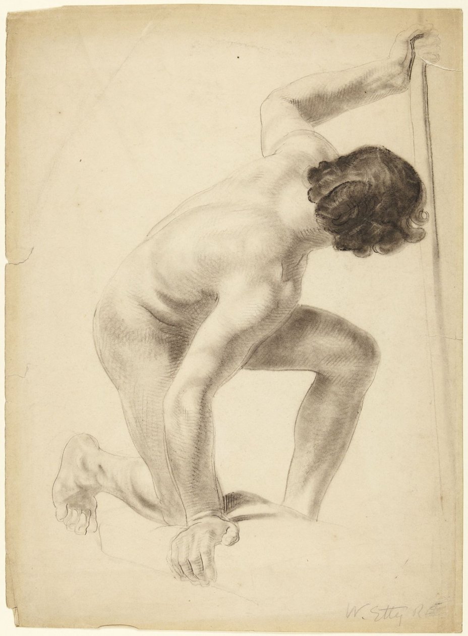 Studium męskiej postaci autorstwa William Etty