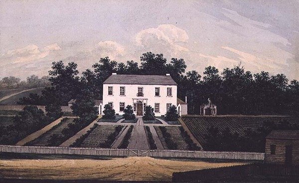 Dom rządowy, Parramatta, Nowa Południowa Walia, 1805 (wc) autorstwa William Evans