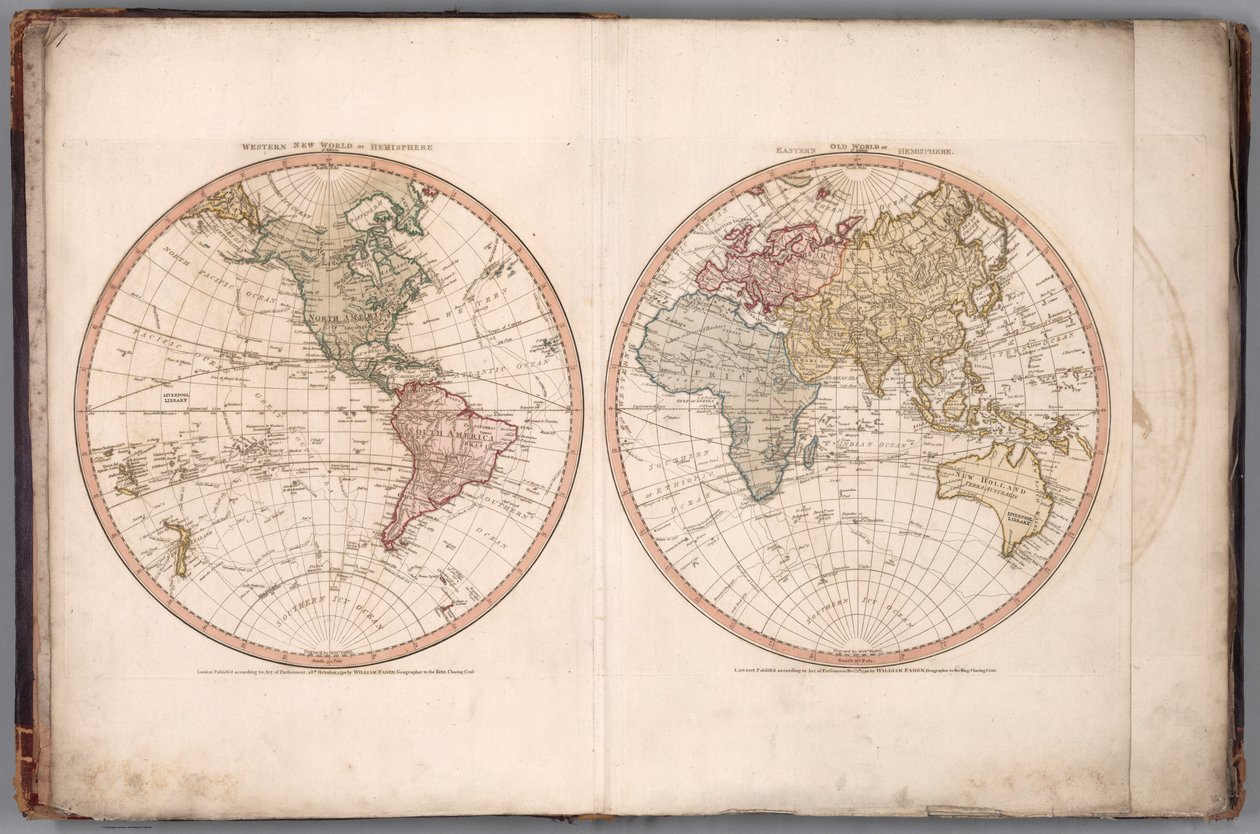 Złożony atlas świata autorstwa Williama Fadena (14383006) autorstwa William Faden
