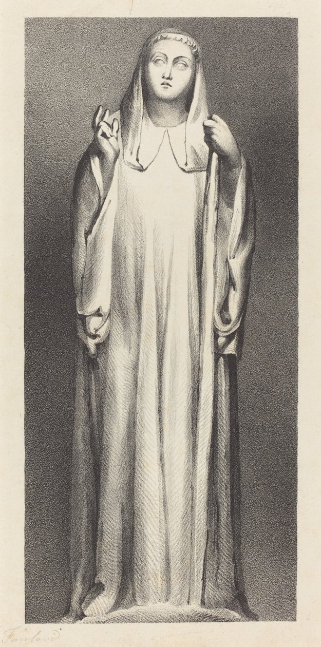 Figura z katedry w Peterborough autorstwa William Fairland after John Flaxman