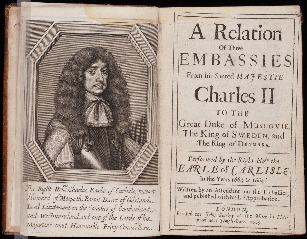 Charles Howard, 1. hrabia Carlisle, 1669 autorstwa William Faithorne