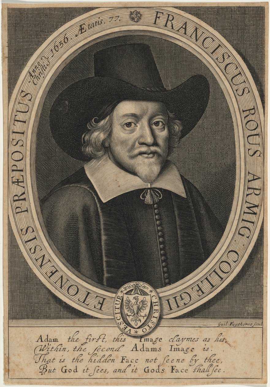 Francis Rous autorstwa William Faithorne