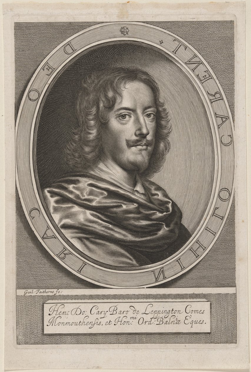 Henry Carey, hrabia Monmouth autorstwa William Faithorne