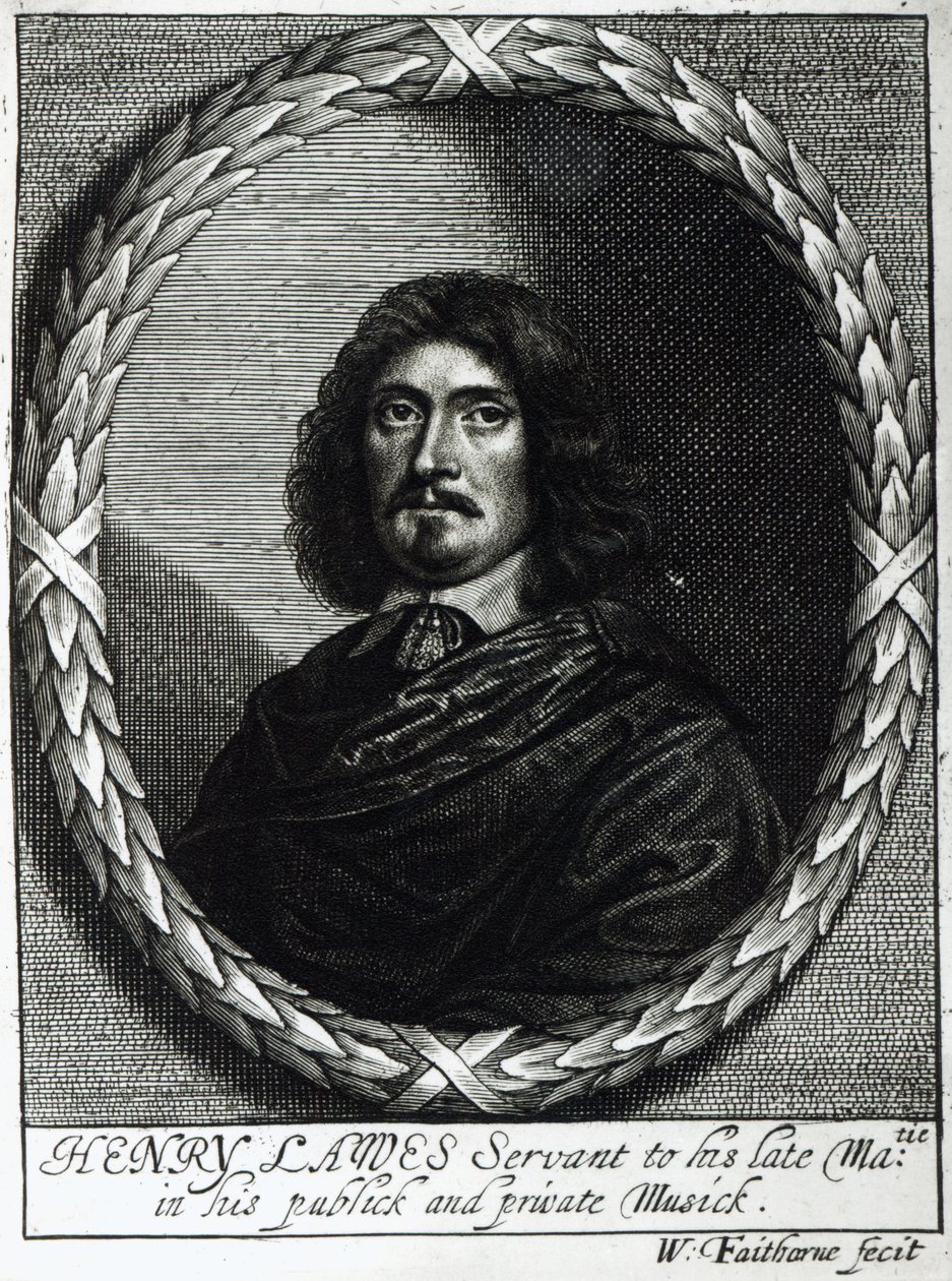 Henry Lawes (1596-1662) autorstwa William Faithorne