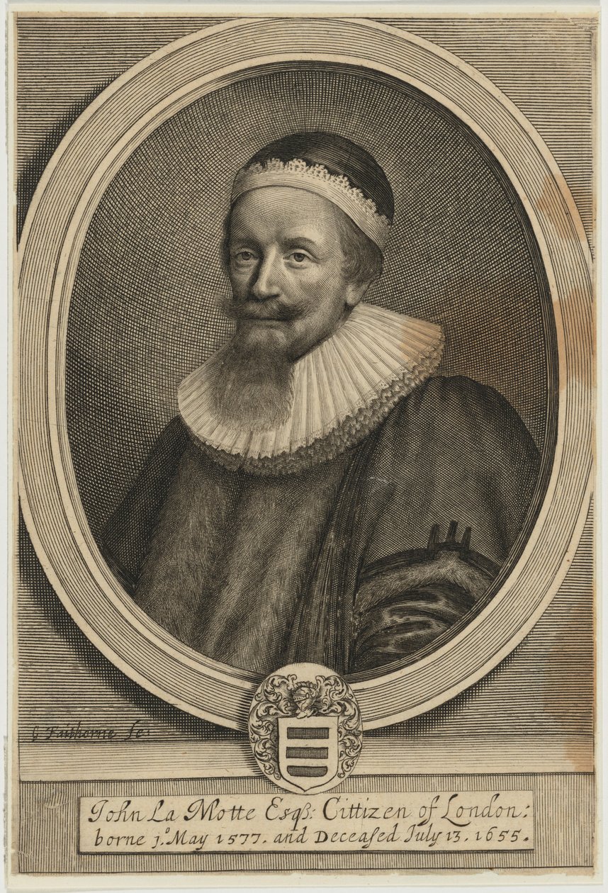 John La Motte autorstwa William Faithorne