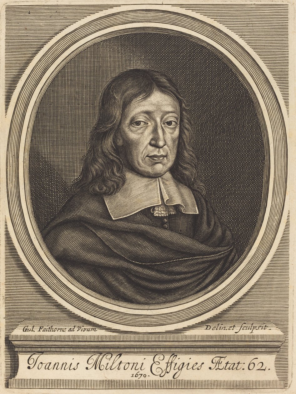John Milton autorstwa William Faithorne