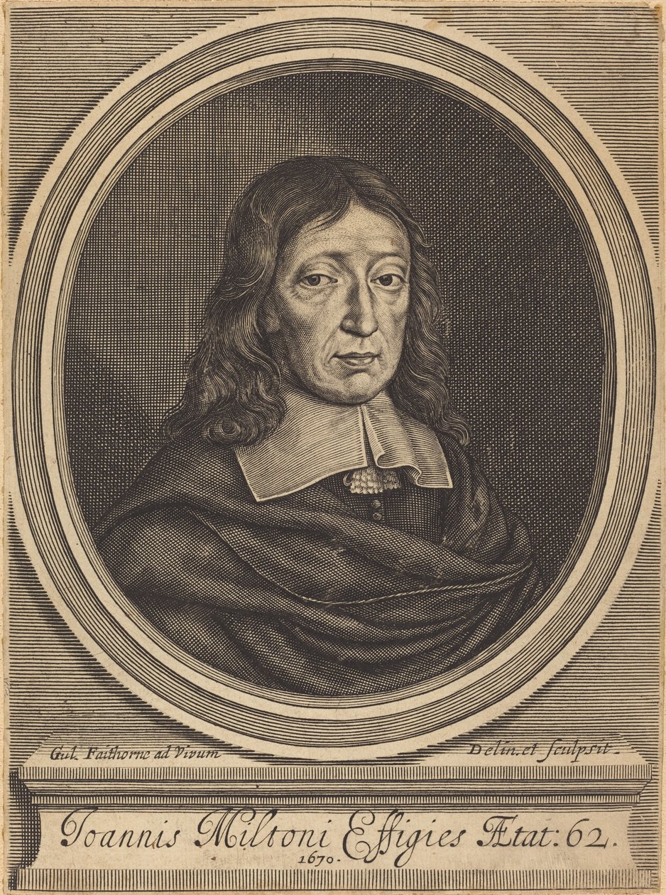 John Milton autorstwa William Faithorne