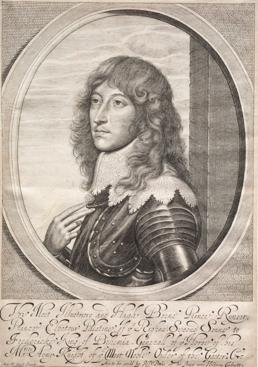 Książę Rupert autorstwa William Faithorne