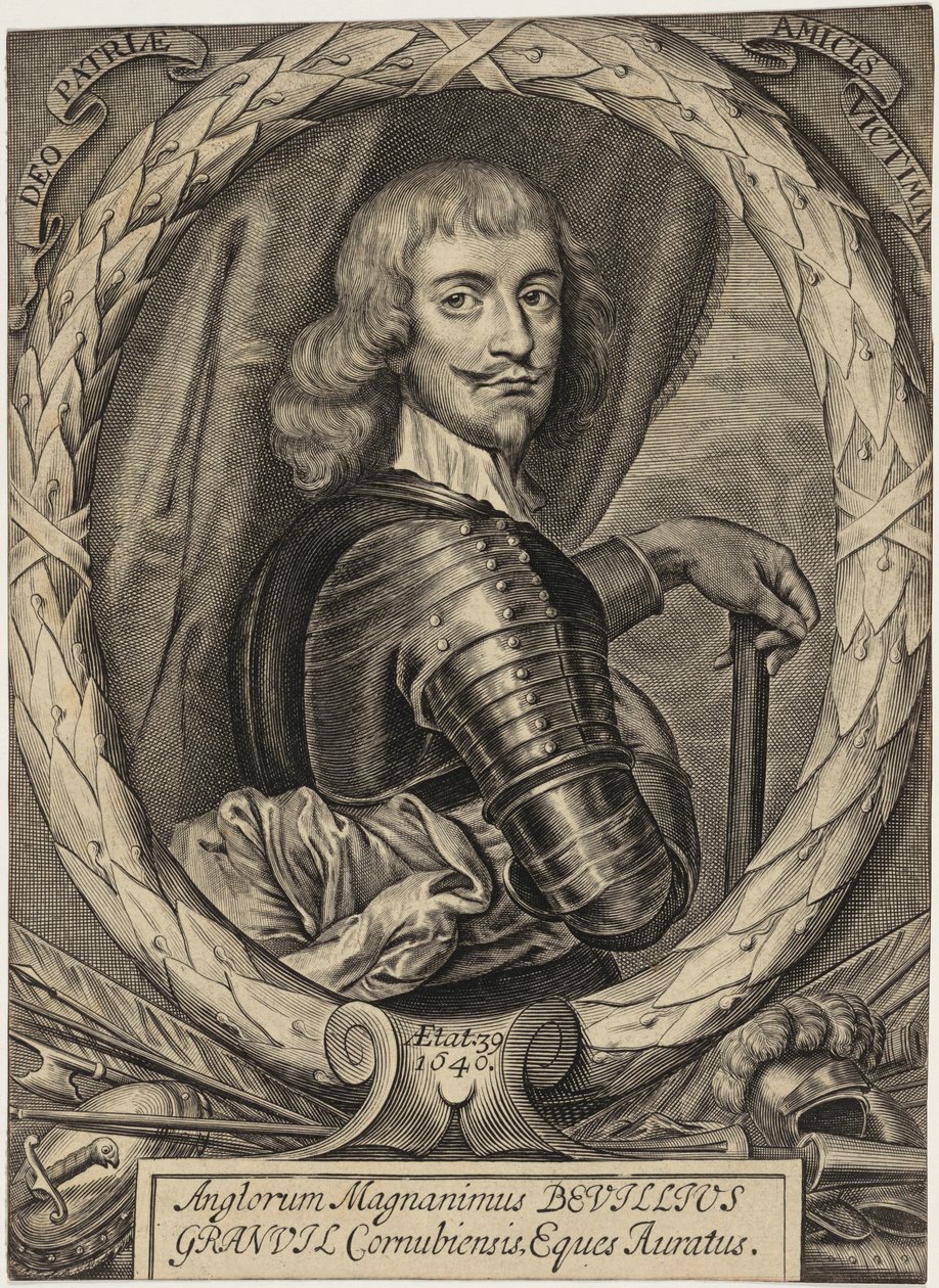 Sir Bevil Grenville autorstwa William Faithorne