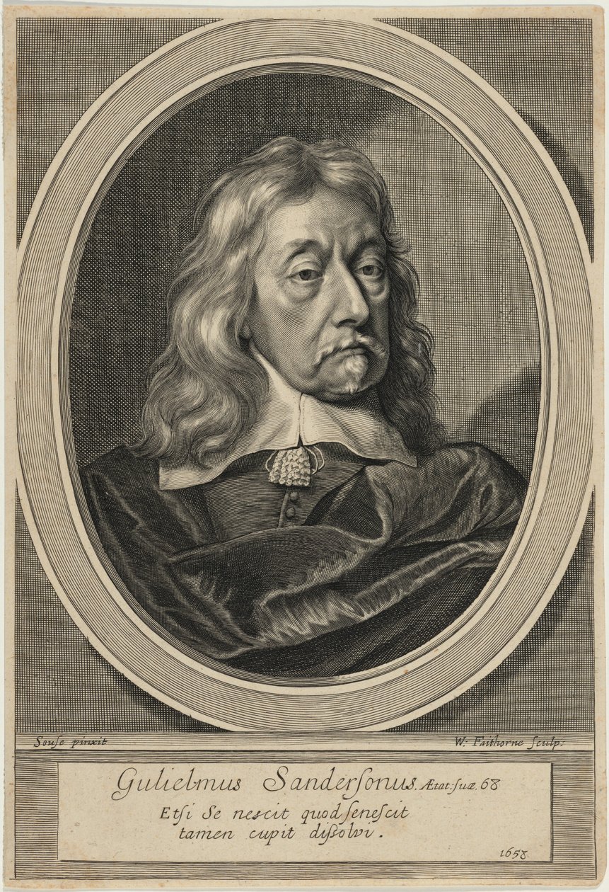 Sir William Sanderson autorstwa William Faithorne