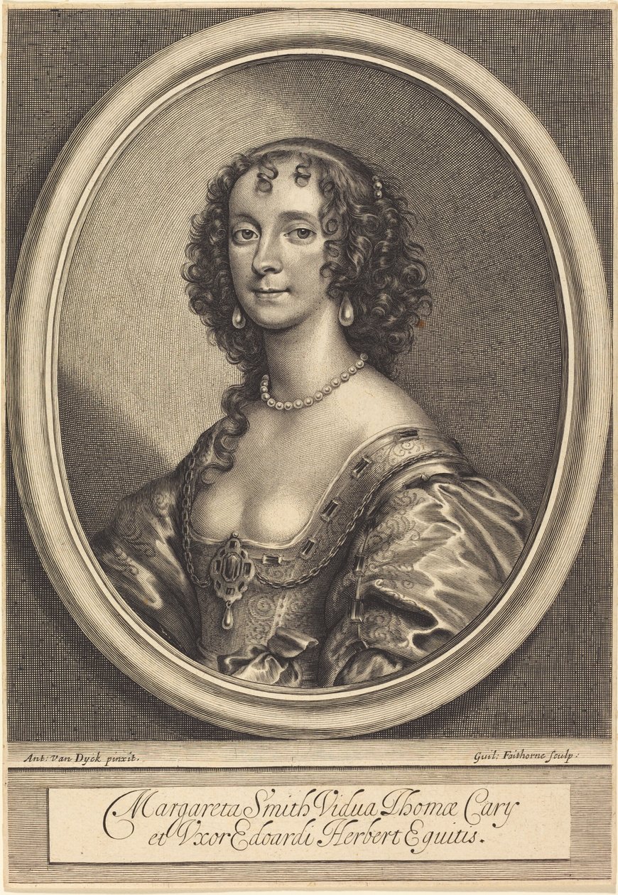 Małgorzata Smith autorstwa William Faithorne after Sir Anthony van Dyck