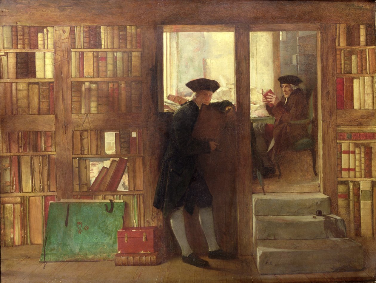 Księgarnia bibliofilska Haunt lub Creech autorstwa William Fettes Douglas
