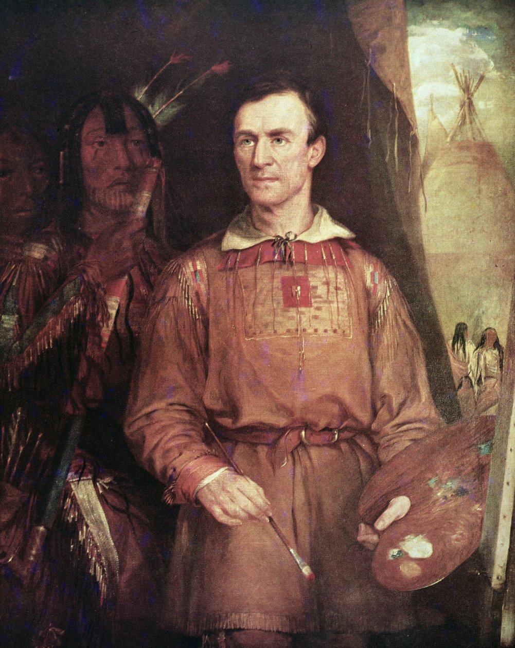 George Catlin (1798-1872) 1849 (olej na płótnie) autorstwa William Fisk