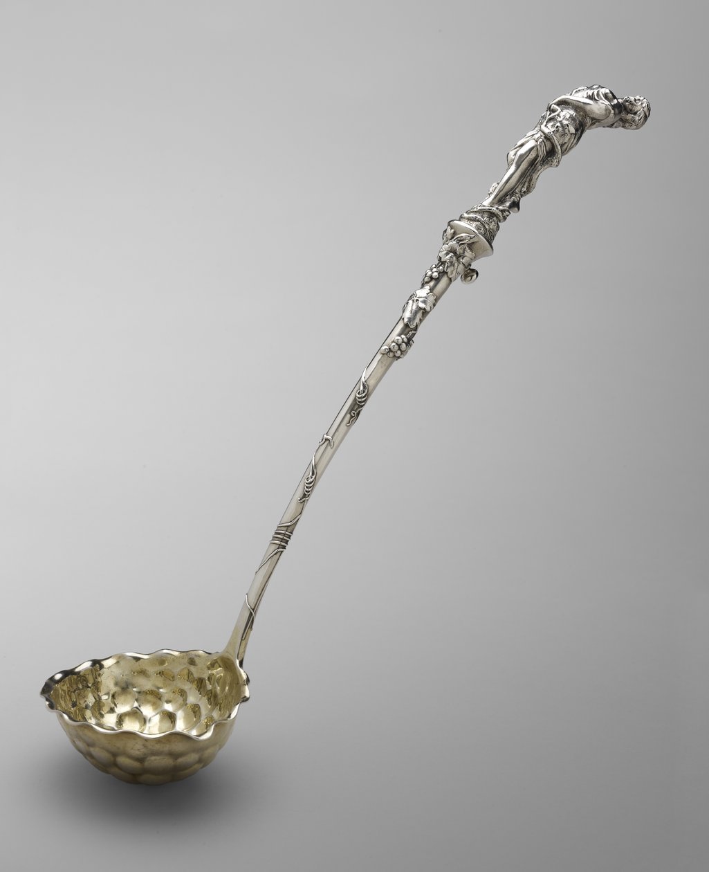 Punch Ladle, ok. 1850 (srebro i złocenia w srebrze) autorstwa William Forbes