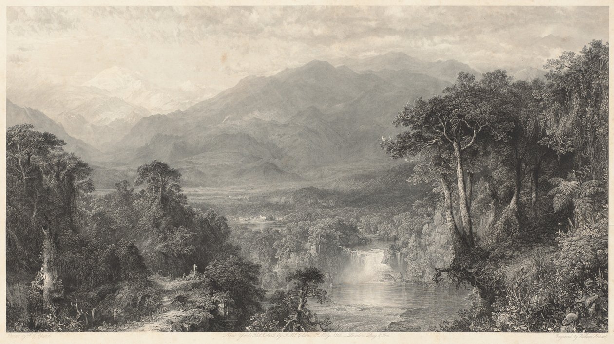 Serce Andów autorstwa William Forrest, after Frederic Edwin Church