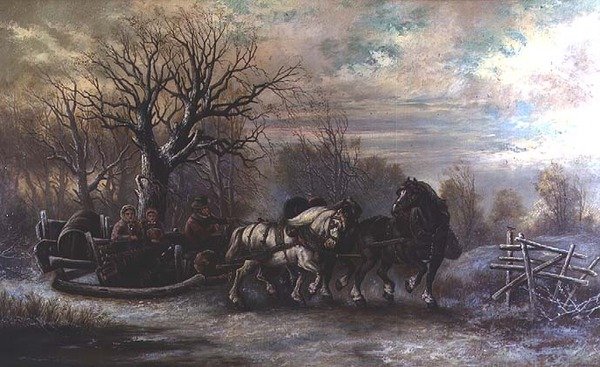 Zimowa przejażdżka autorstwa William Foster