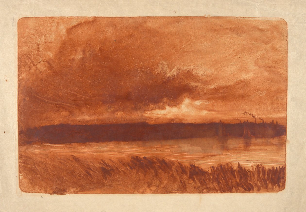 Riverscape, New Haven autorstwa William Fowler Hopson
