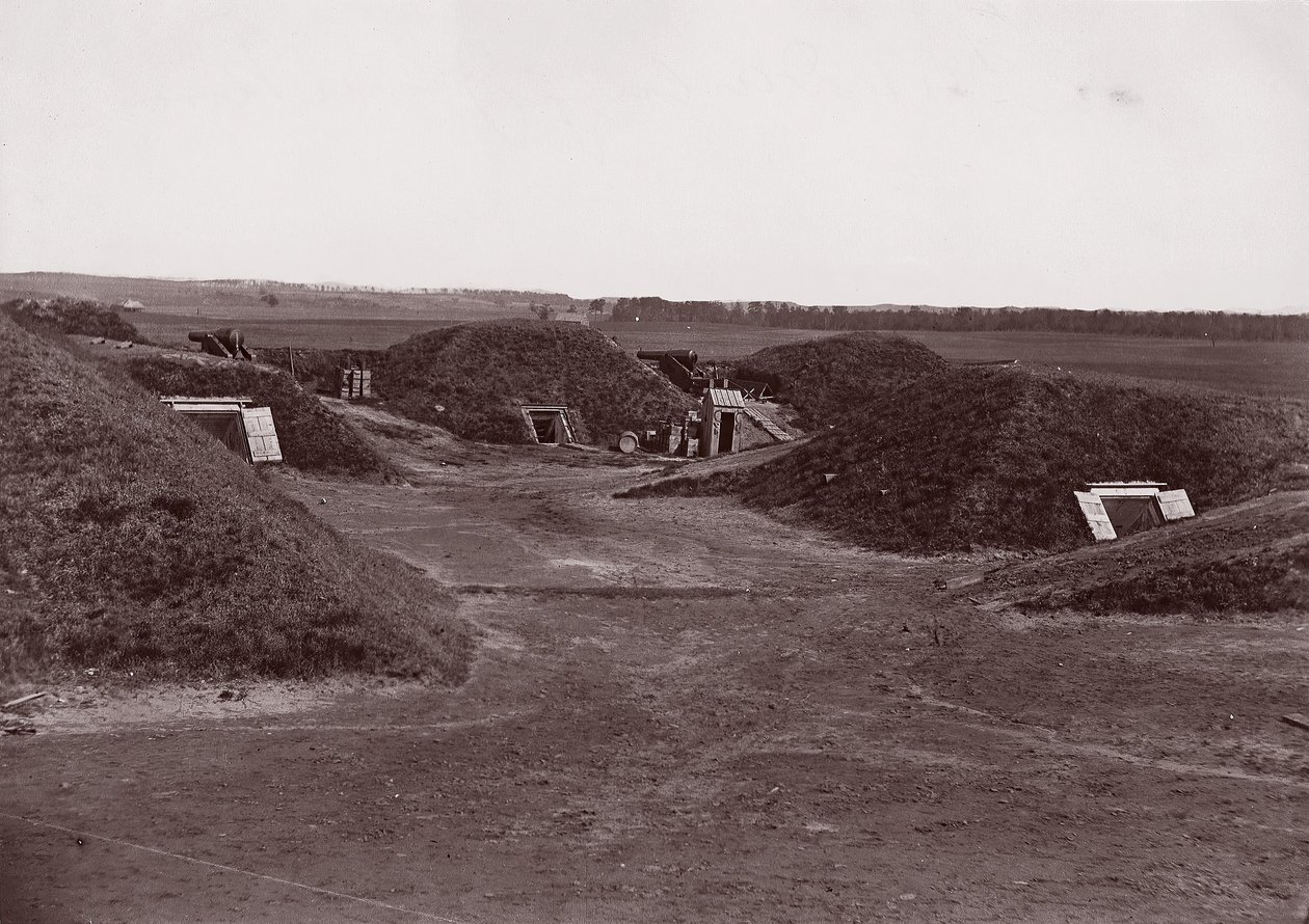 Fort Darling, James River, ca. 1865. autorstwa William Frank Browne