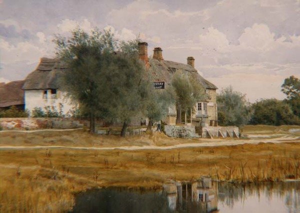 The Ferry Boat Inn, Holywell autorstwa William Fraser Garden