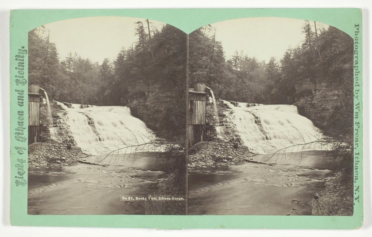 Rocky Fall, wąwóz Itaka, koniec XIX wieku. autorstwa William Frear