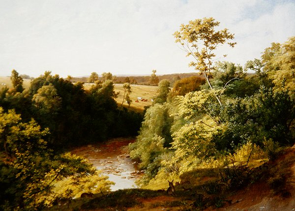 Warren nad rzeką/Na Greta autorstwa William Frederick Witherington