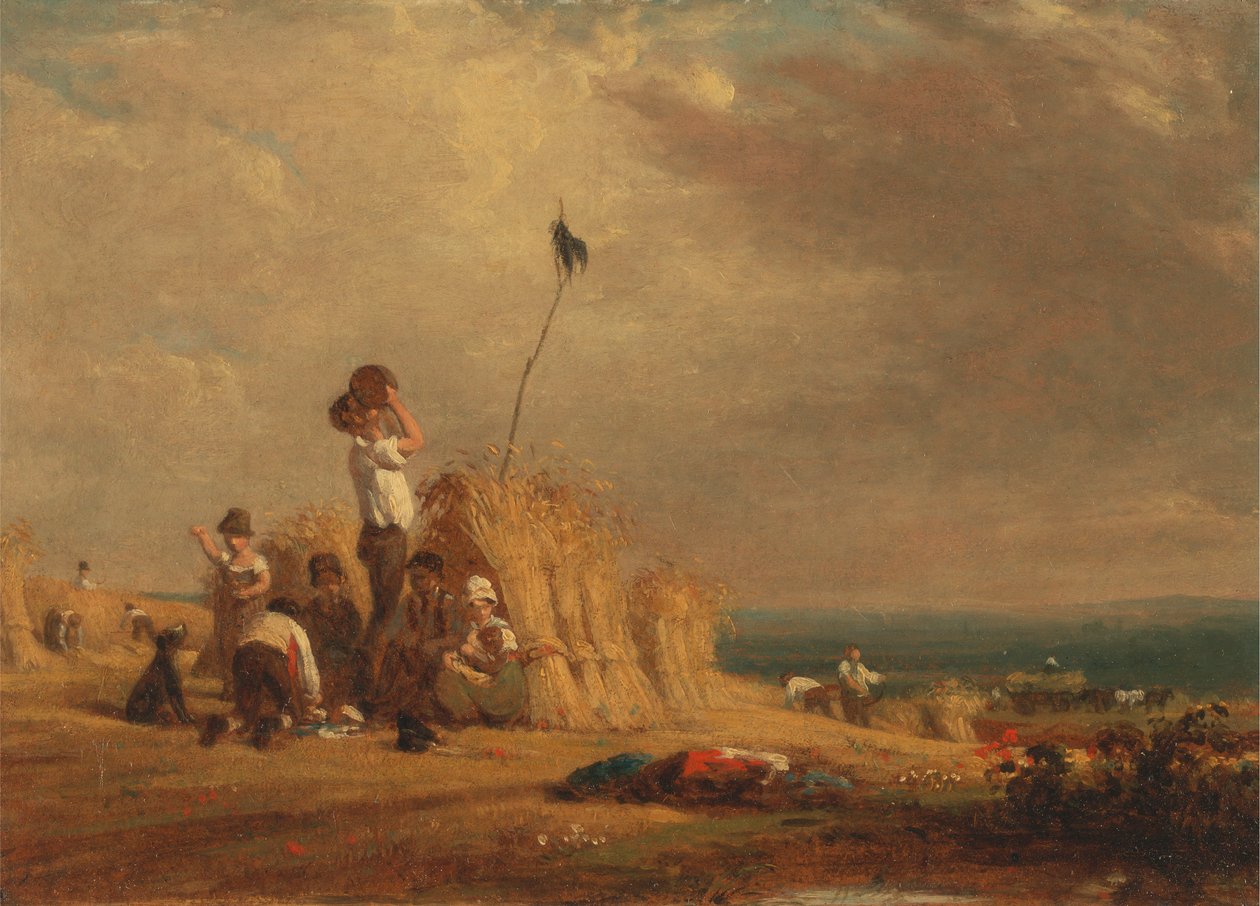Odpoczynek w środku dnia, żniwa autorstwa William Frederick Witherington
