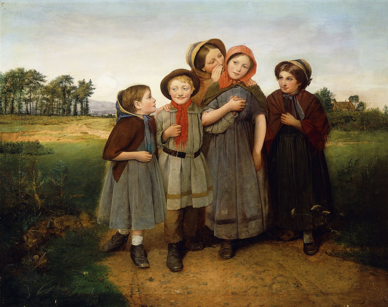 Sekret, 1855 autorstwa William Frederick Witherington