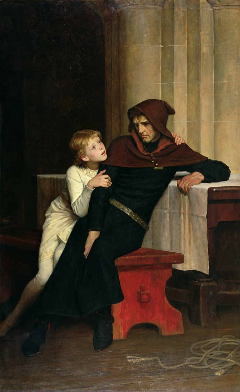 Książę Artur i książę Hubert autorstwa William Frederick Yeames