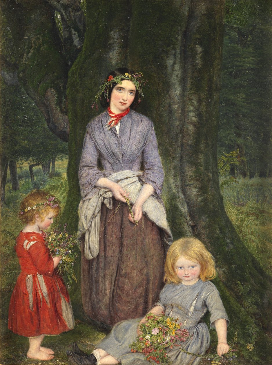 Kwiat dziewczyna autorstwa William Gale