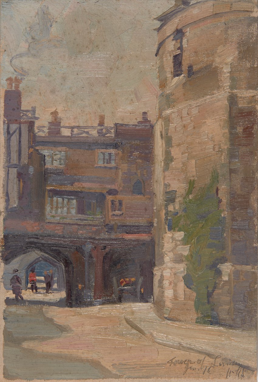 Wieża Byward i dzwonnica autorstwa William George Jr. Storm