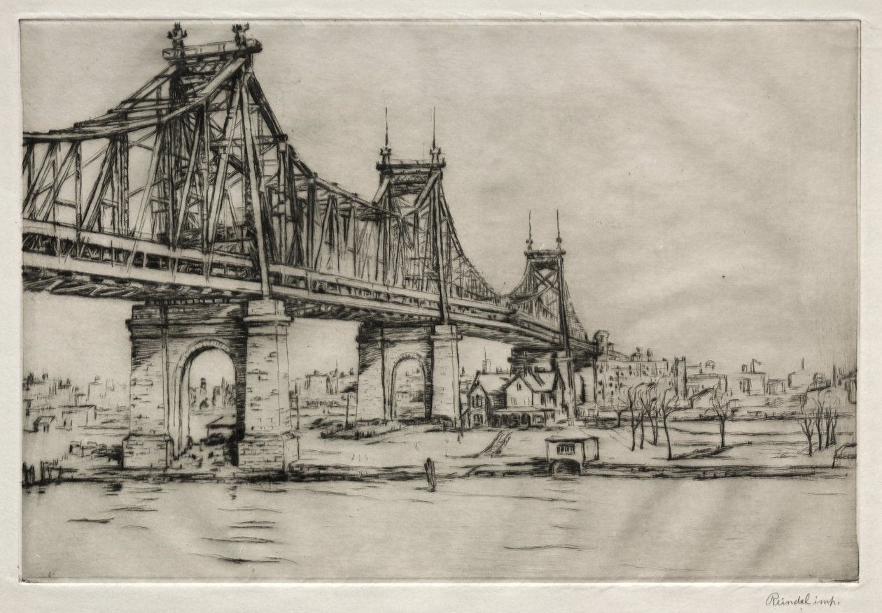 Most Queensboro, Nowy Jork autorstwa William George Reindel