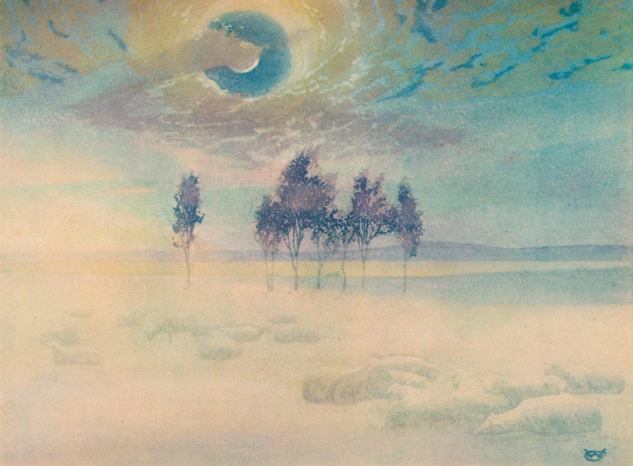 Mgła październikowa, ok. 1920, 1928 autorstwa William Giles