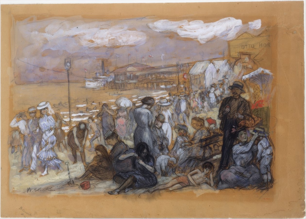 Popołudnie na Coney Island autorstwa William Glackens