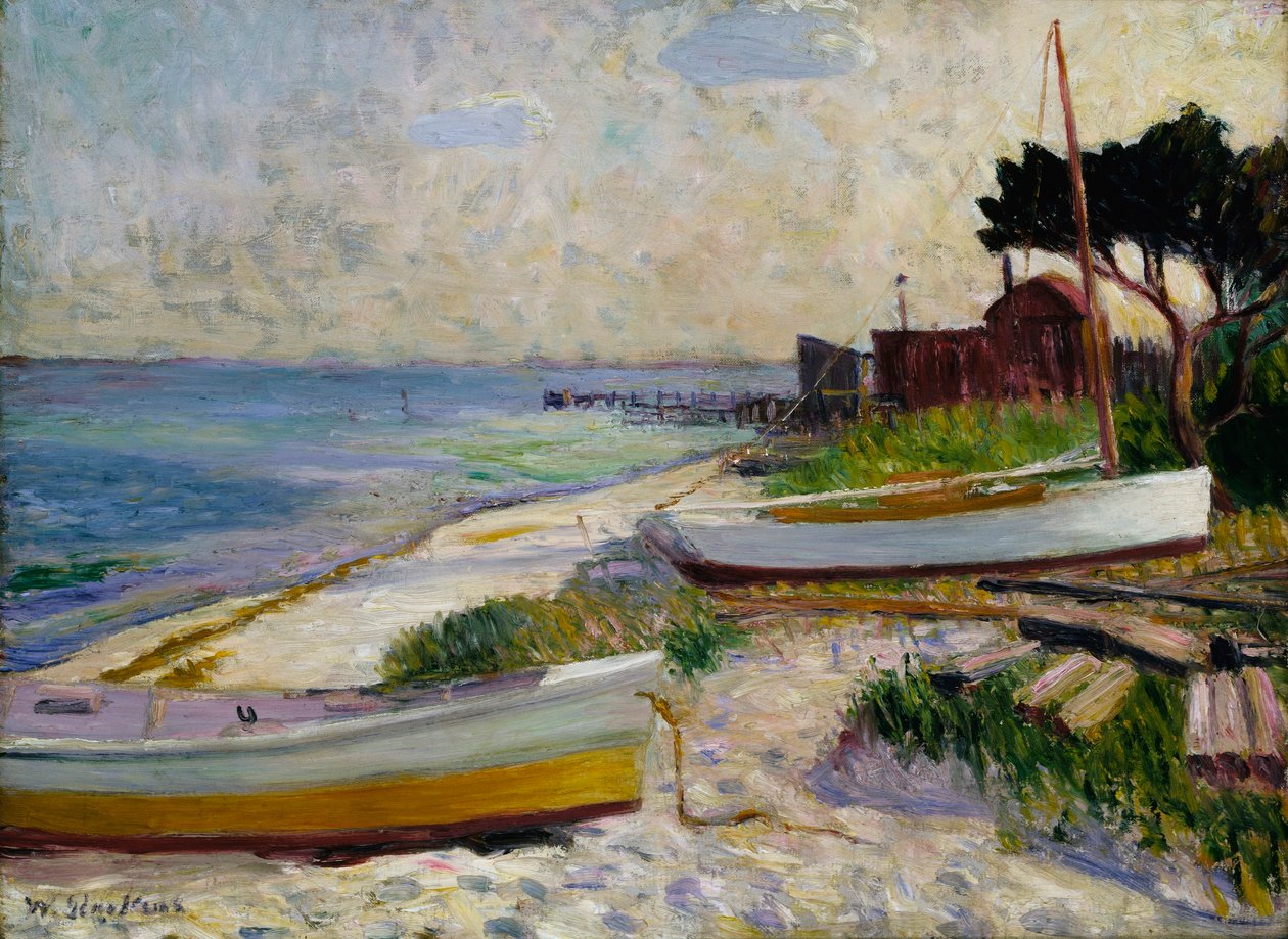 Scena na plaży autorstwa William Glackens
