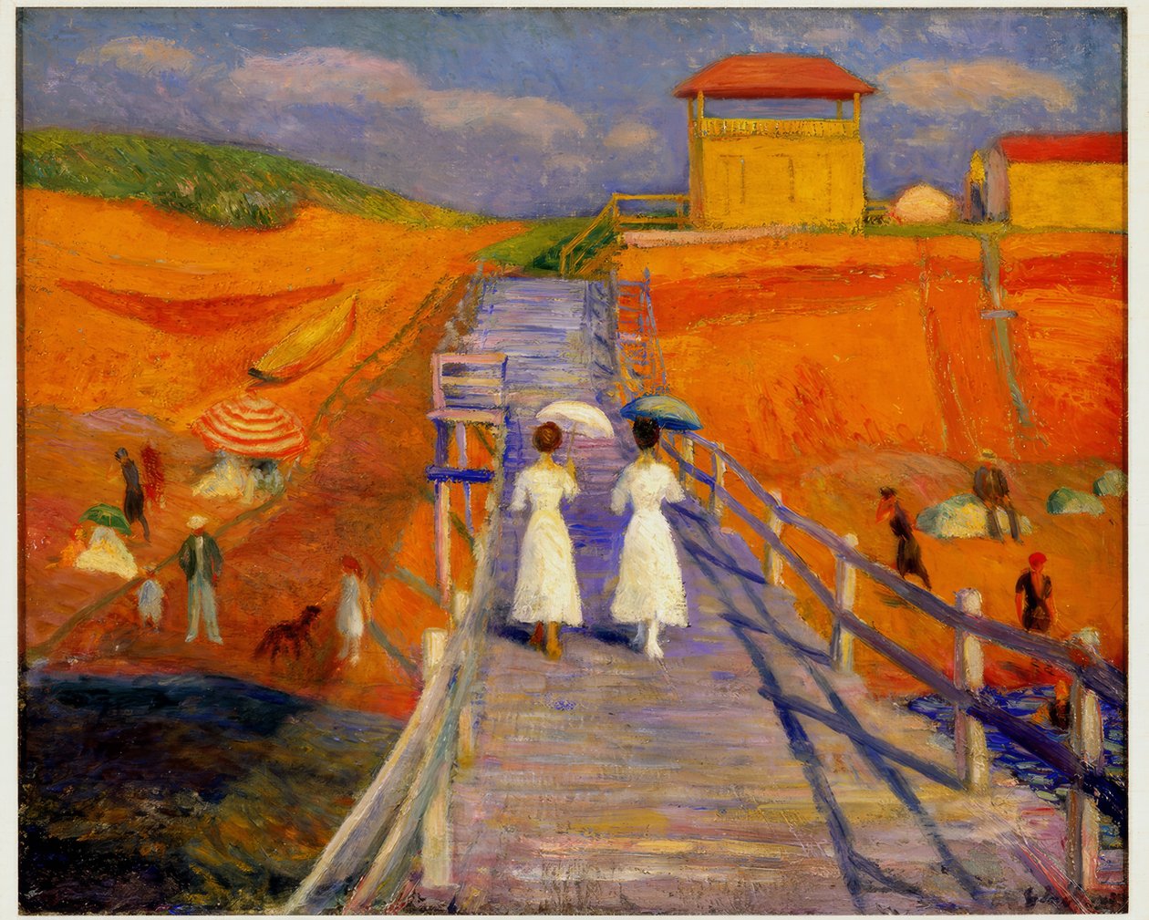 Molo na Przylądku Dorsza autorstwa William Glackens