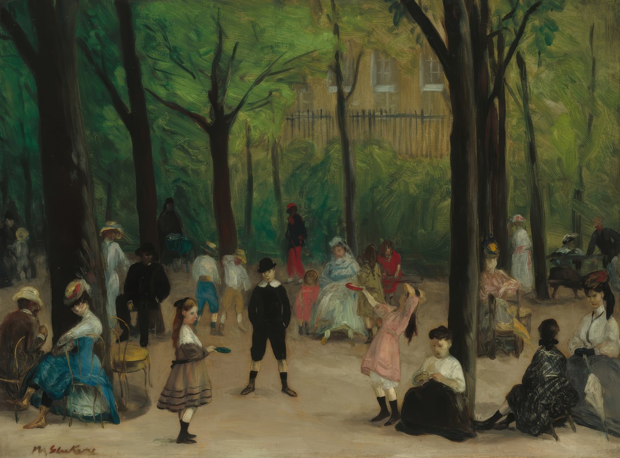 Ogród Luksemburski autorstwa William Glackens