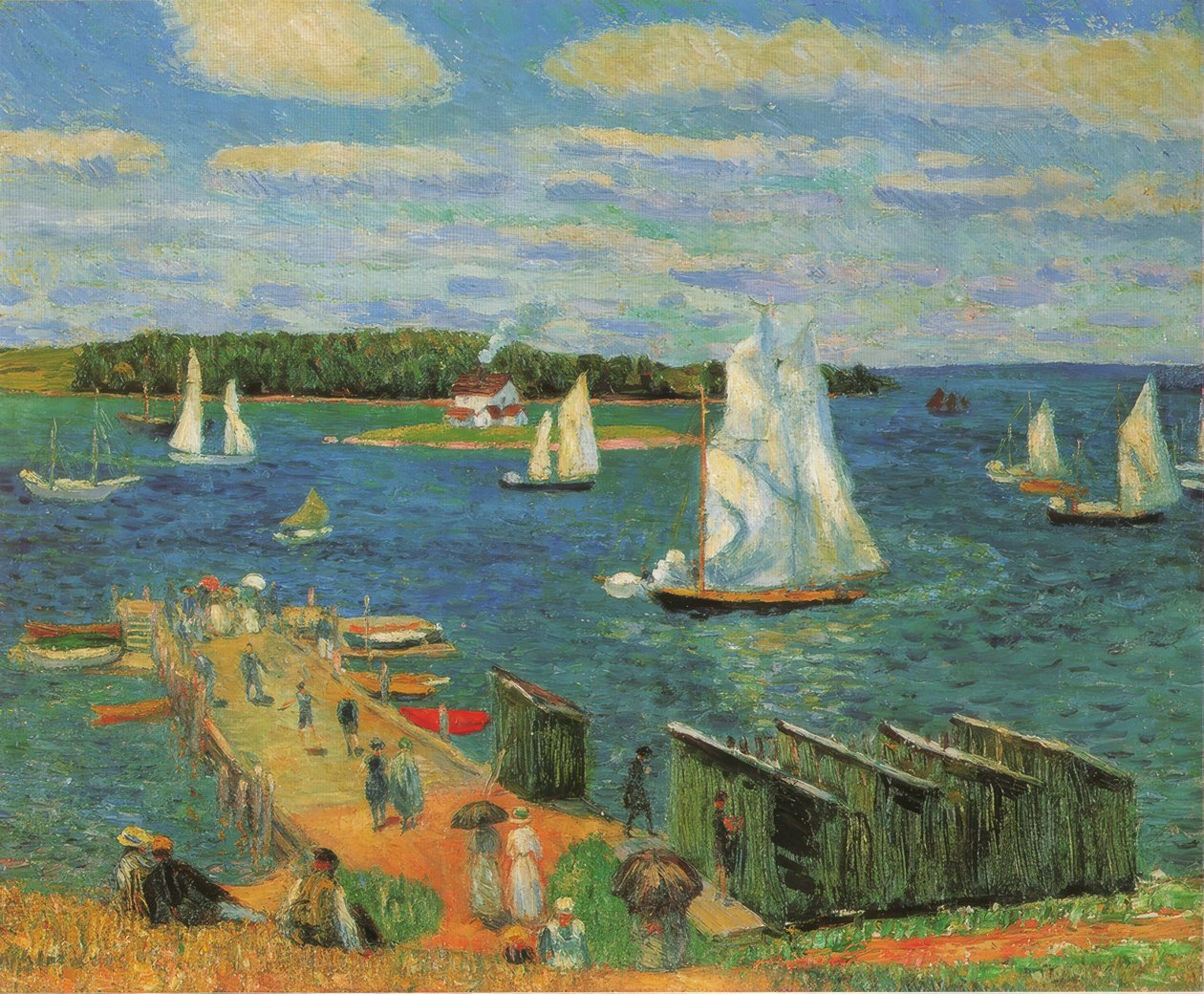 Zatoka Mahone autorstwa William Glackens