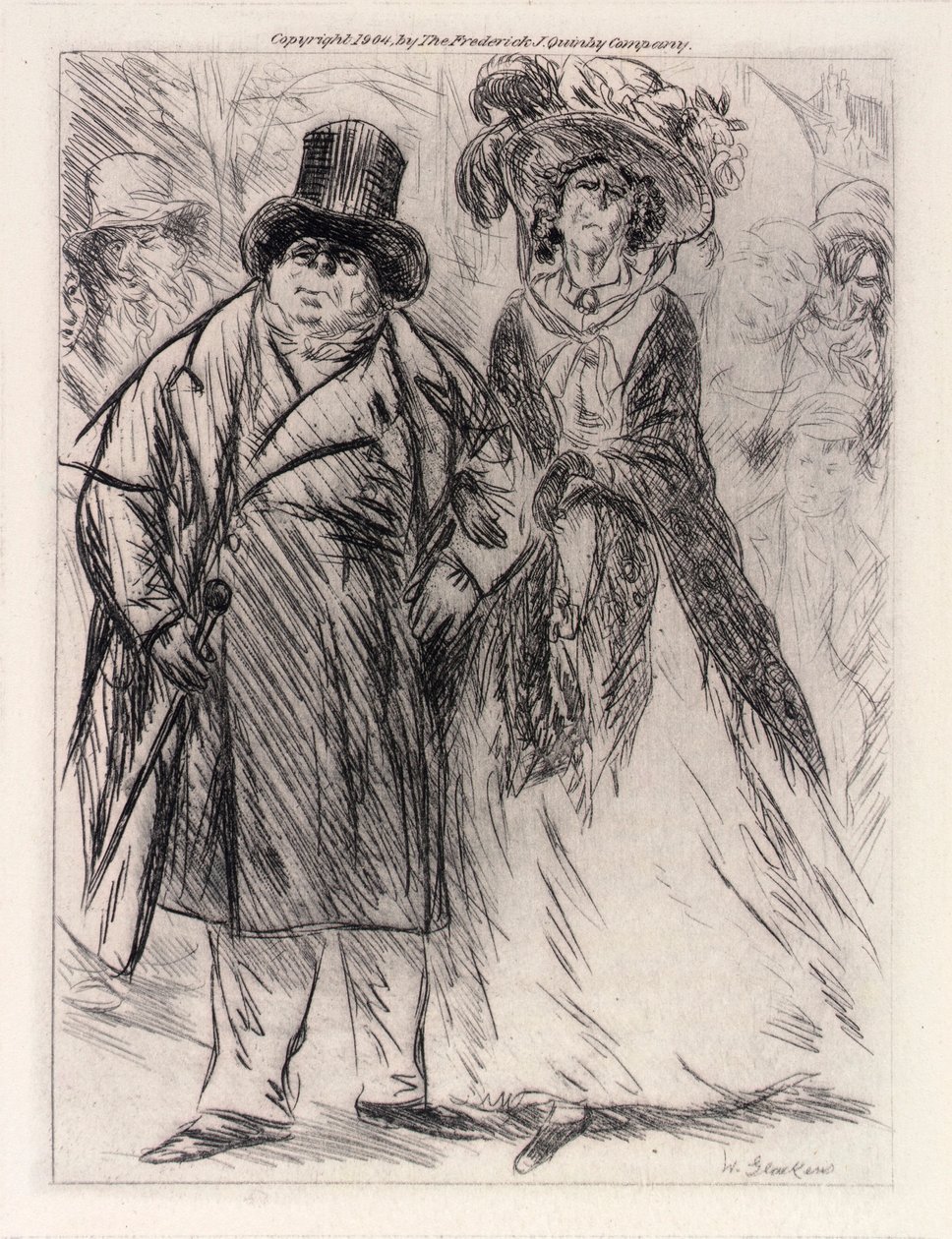 Państwo Mollet autorstwa William Glackens